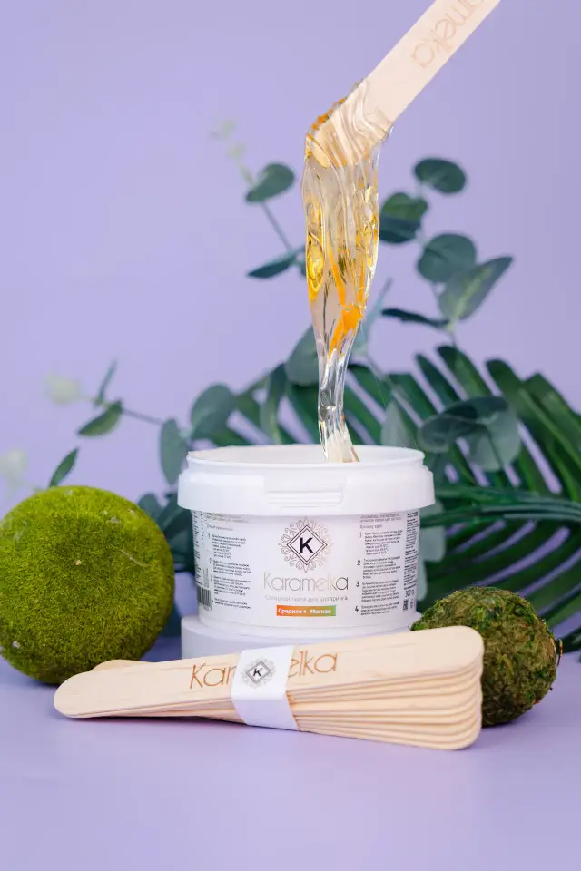 Karamelka — фактура продукта крупным планом