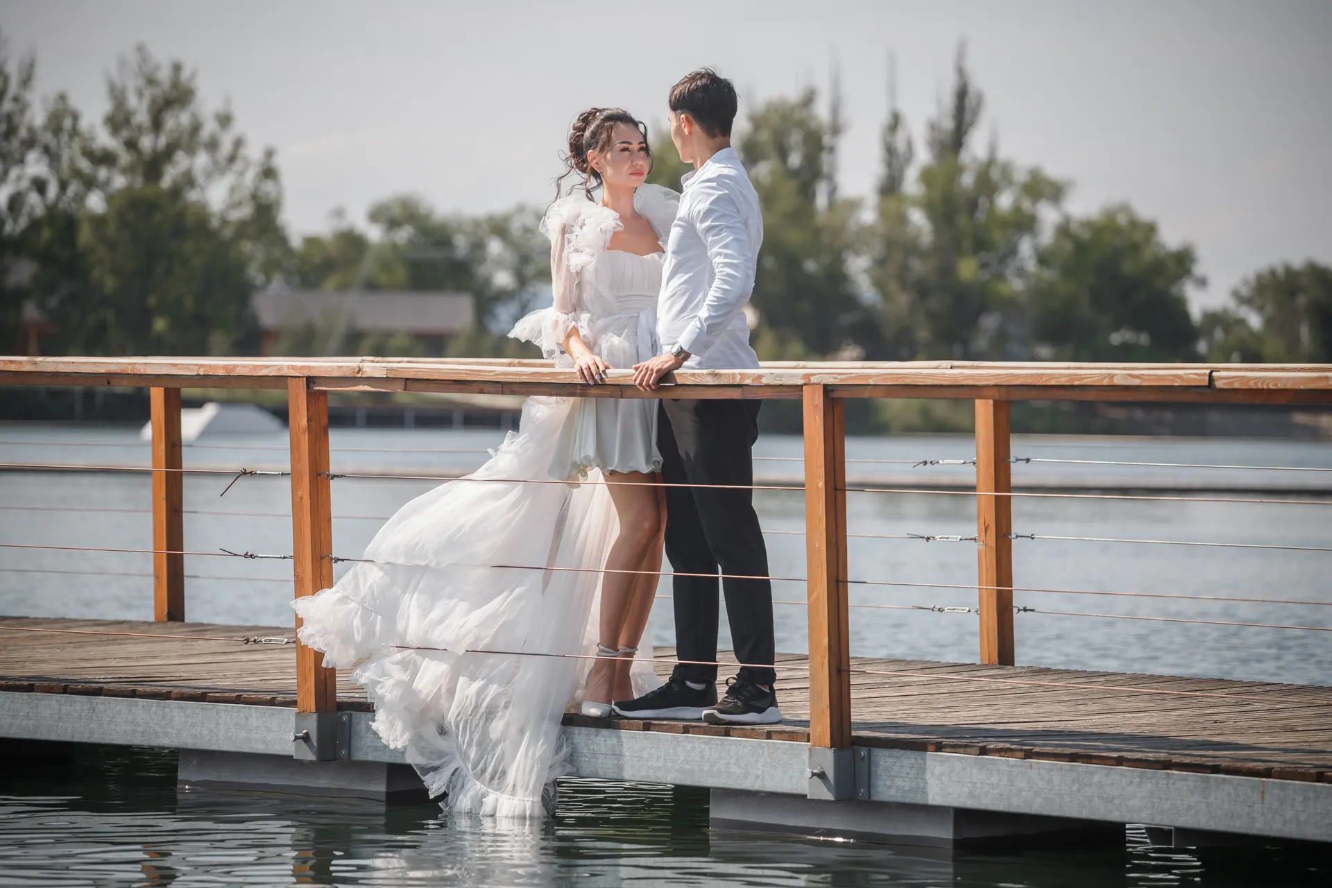 Together by the water — a wedding walk — frame 3